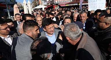 Büyükşehir Belediye Başkan Adayı Dağ, Çiğli'de esnaf ve vatandaşlarla buluştu