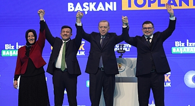 Cumhurbaşkanı Erdoğan İzmir'de… Başkan adayları tanıtıldı!