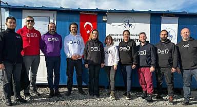 DEÜ ekipleri Malatya'da Konteyner Kenti ziyaret etti 