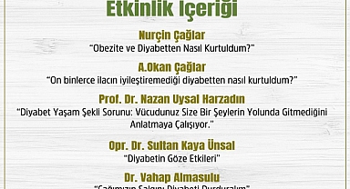 Gaziemir’de diyabet ve obezite hastalığı işlenecek