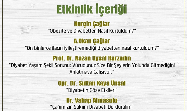 Gaziemir’de diyabet ve obezite hastalığı işlenecek