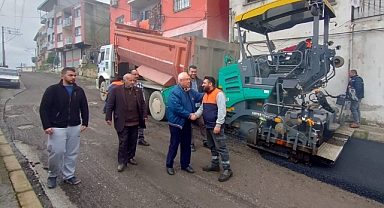 Vatandaşlardan Başkan Selvitopu'na asfalt teşekkürü