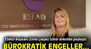 ESİAD Başkanı Zorlu çarpıcı İzmir anketini paylaştı: Bürokratik engeller…
