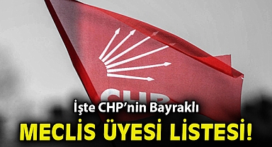 İşte CHP'nin Bayraklı meclis üyesi listesi!