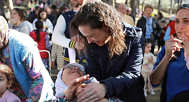 Çamlık Parkı çocuklarla buluştu