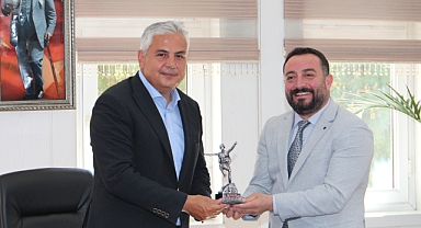 Başkan Mustafa Turan’dan ilk ziyaret Kaymakam Fatih Aksoy’a oldu