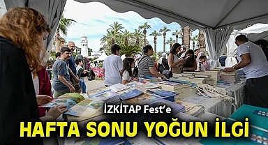 İZKİTAP Fest'e hafta sonu yoğun ilgi