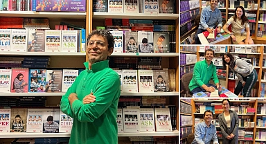 Dünyaca ünlü yazar Hollanda'daki imza gününde okurlarıyla buluştu