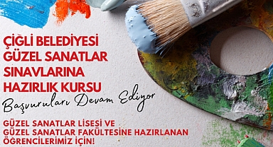 Çiğli'de Güzel Sanatlara hazırlık kursu kayıtları devam ediyor