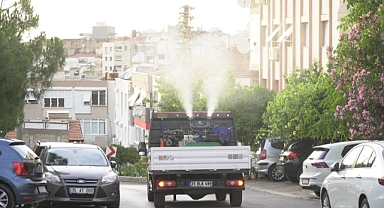 Karabağlar'da mahalle mahalle ilaçlama yapıldı