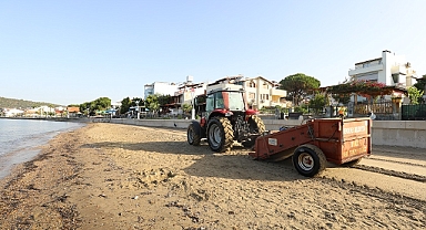 Menderes plajları sezona hazırlanıyor