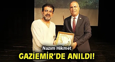 Nazım Hikmet Gaziemir'de anıldı