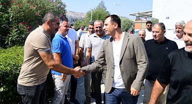 Başkan Eşki'den Ayakkabıcılar Sitesi'ne ziyaret