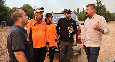Buca Belediyesi ekiplerinin yoğun yangın mesaisi