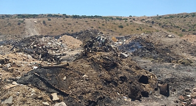 Çeşme'de çevre felaketi… Çöpler kendi kendine yanıyor!