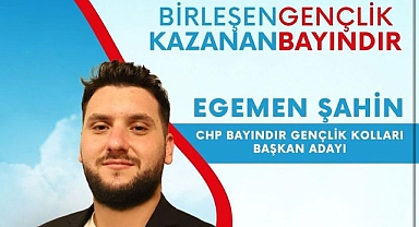 CHP Bayındır'dan Gençlik Kolları için Egemen Şahin yola çıktı!