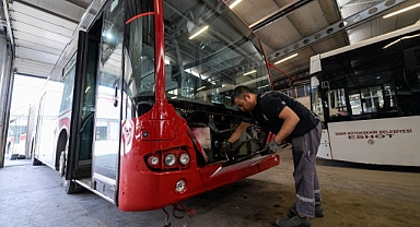 ESHOT atölyeleri fabrika gibi çalışıyor