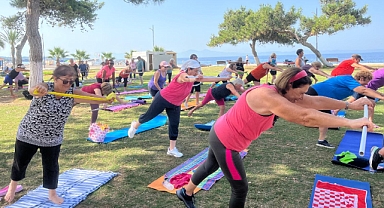 Menderes'te pilates zamanı!