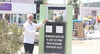 Seferihisar'da şehidin adı verilen alanın son hali hayrete düşürdü!