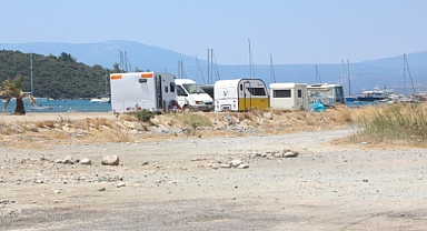 Sığacık 'karavan' yuvasına döndü!