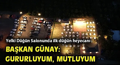 Yelki Düğün Salonunda ilk düğün yapıldı