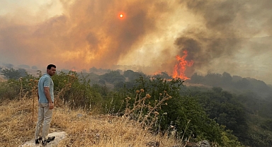 Yangının boyutu büyüyor… Başkan Önal: Yerleşim yerlerini boşaltıyoruz!