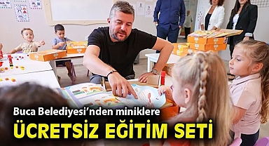 Buca Belediyesi'nden miniklere ücretsiz eğitim seti