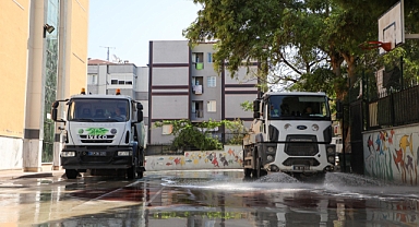 Buca Belediyesi'nden okullarda temizlik seferberliği