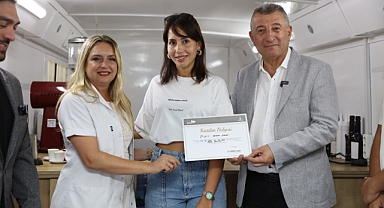 Güzelbahçe'de baristalar sertifikalarını aldı