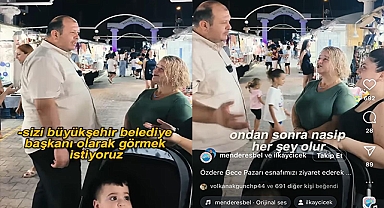 İlkay Çiçek'in gözü Büyükşehir'de… Vatandaşa 'nasip!' cevabı!