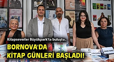 Kitapseverler Büyükpark'ta buluştu... Bornova'da kitap günleri başladı!