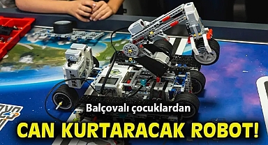 Balçovalı çocuklardan can kurtaracak robot