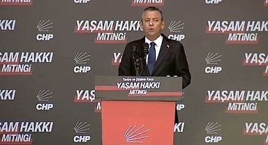 CHP'den teröre karşı miting... Özgür Özel: Meydan okumaya geldik