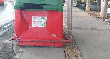 Engellilere Karşıyaka Belediyesi'nden engel!