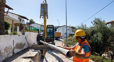 İZSU Çeşme'nin 30 yıllık su sorununu kökten çözüyor