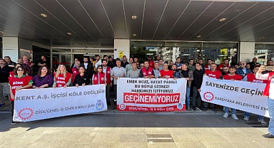 Karşıyaka Belediyesi'nde memur ve işçi eylemi tam gaz!