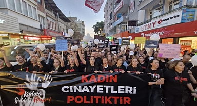 'Kırık Saçlar Özgürlüğe Yürüyor' yürüyüşü Torbalı'da ses yükseltti!