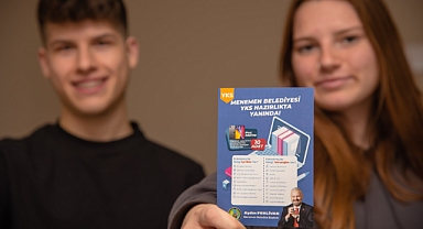 Menemen Belediyesi'nden öğrencilere 'dijital' destek!