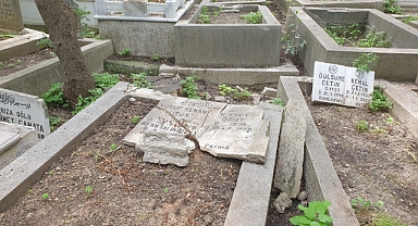 Mezarlıklara zarar vermişlerdi... İzmir Büyükşehir harekete geçti!