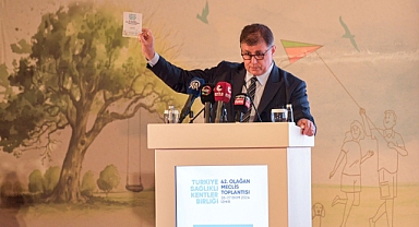 Türkiye Sağlıklı Kentler Birliği'nde Başkan Tugay'dan gıda stratejisi vurgusu