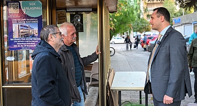 Başkan Eşki'den Bornova'nın nabzını tutan ziyaretler... Hizmet için sokakta!