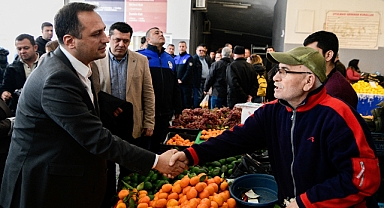Bornova'da pazar yerlerinde dönüşüm