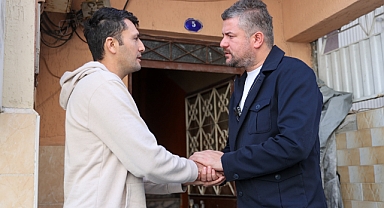 Buca'da temizlik işçisine saldırı... Duman'dan geçmiş olsun ziyareti!