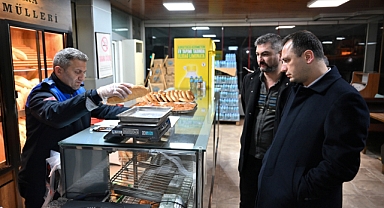 Başkan Eşki sahaya indi... Bornova'da fırınlara operasyon!