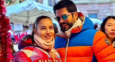 Burak Özçivit ve Fahriye Evcen'den eğlenceli tatil paylaşımları!
