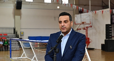 Çiğli'de engelli bireylere destek... İlk top vuruşu Başkan Yıldız'dan