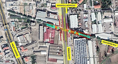 Gaziemir trafiği rahatlayacak... Hava Eğitim Yolu Taşıt Üst Geçidi'nde son viraj