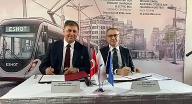 İzmir'e troleybüs geliyor… 80 milyon Euro'luk protokole imza!