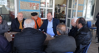 Başkan Çiçek sahaya indi... Vatandaşlarla buluştu!