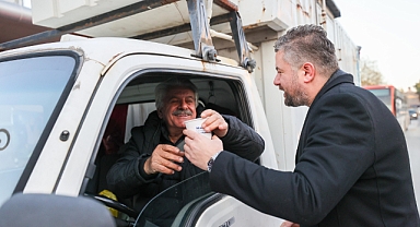 Başkan Duman'dan Bucalılara sabah sürprizi!